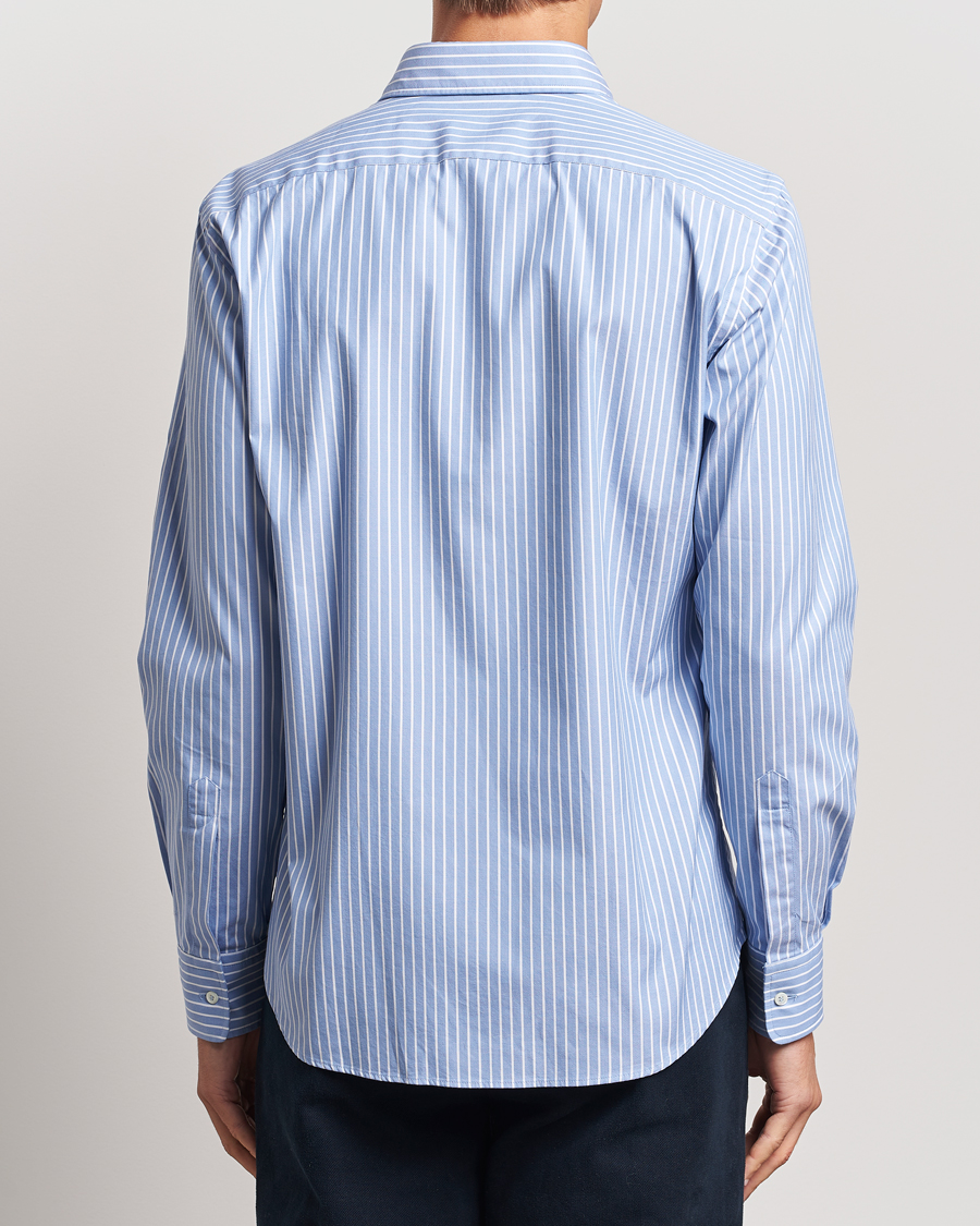 Herren | Hemden | Aspesi | Striped Oxford Shirt Light Blue