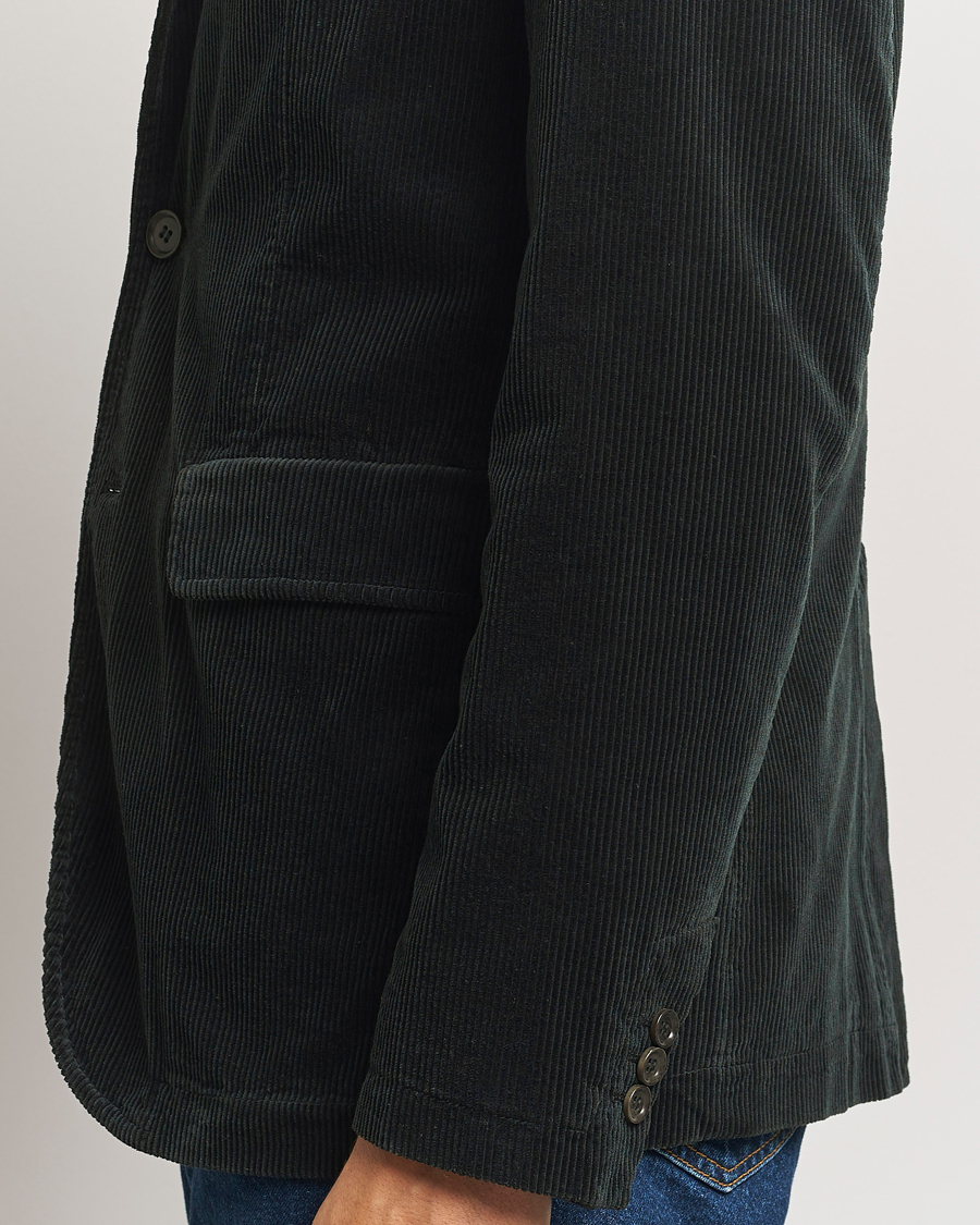 Herren | Sakkos | Aspesi | Corduroy Blazer Dark Green