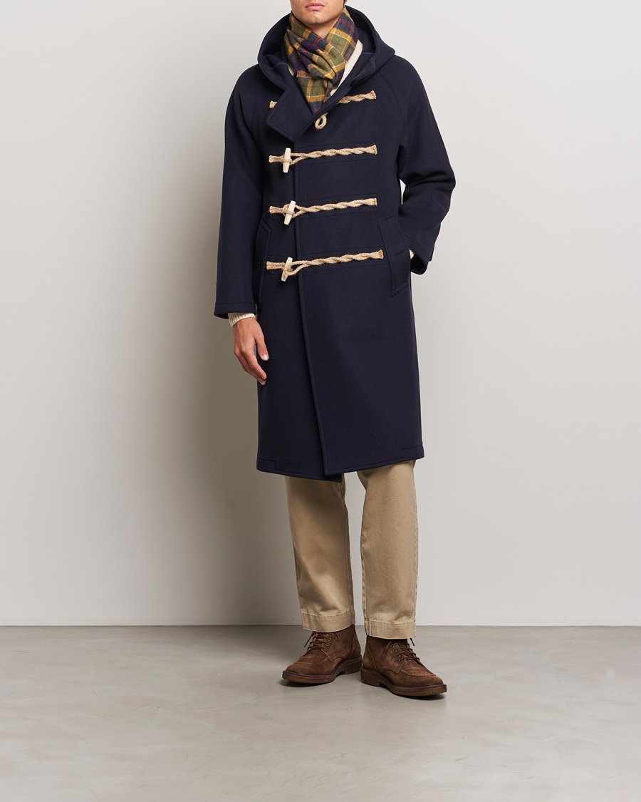 Herren | Jacken | Gloverall | Huxley Duffle Coat Navy