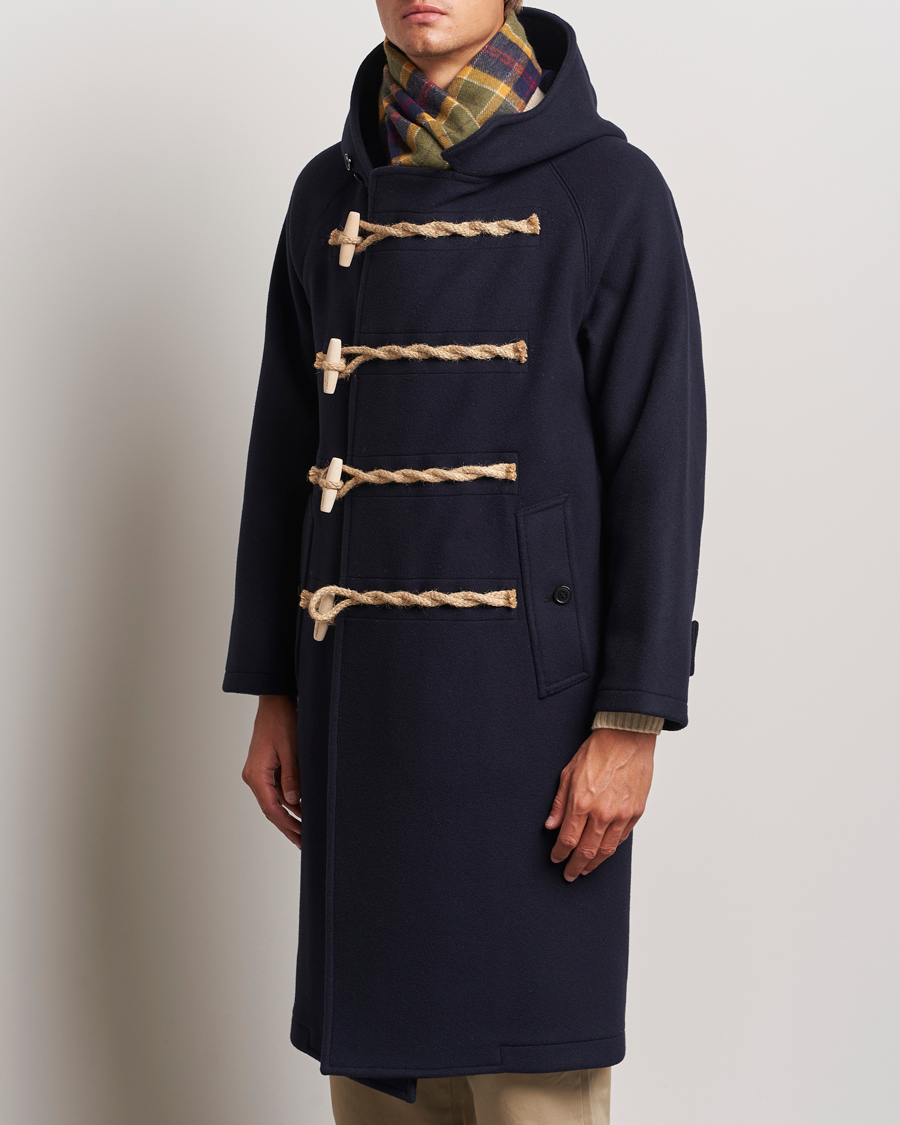 Herren | Jacken | Gloverall | Huxley Duffle Coat Navy