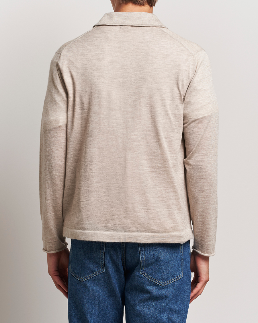 Herren | Pullover | Massimo Alba | Cashmere Shawl Collar Cardigan Beige