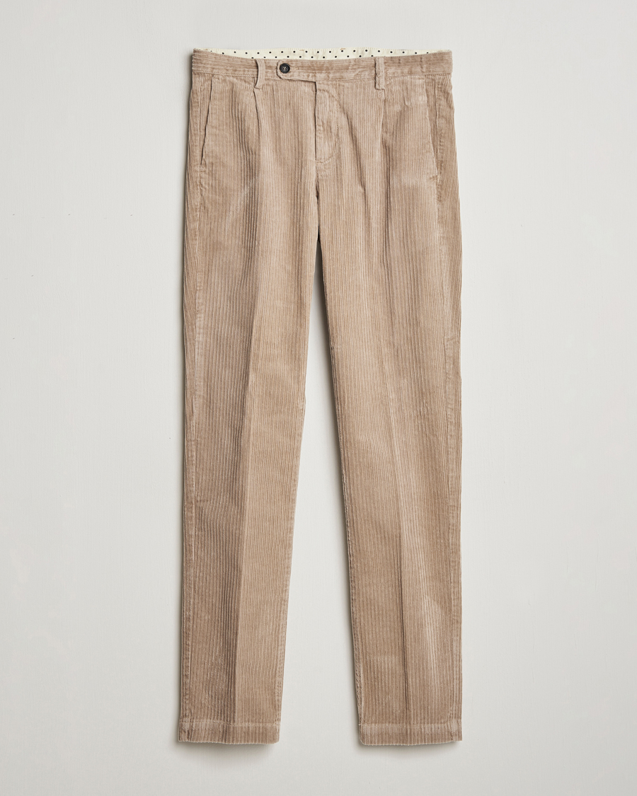 Herren | Hosen | Massimo Alba | Ionio Wale Corduroy Trousers Beige