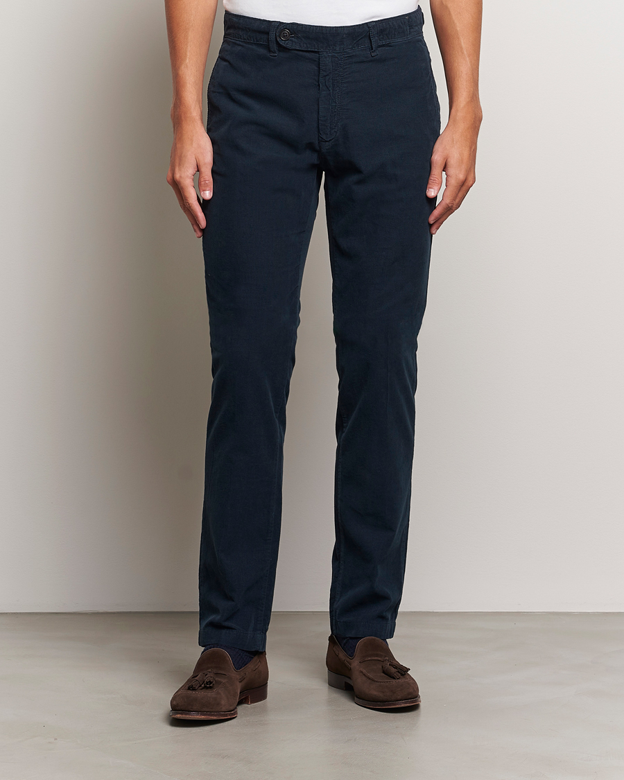 Herren | Hosen | Massimo Alba | Baby Corduroy Trousers Navy