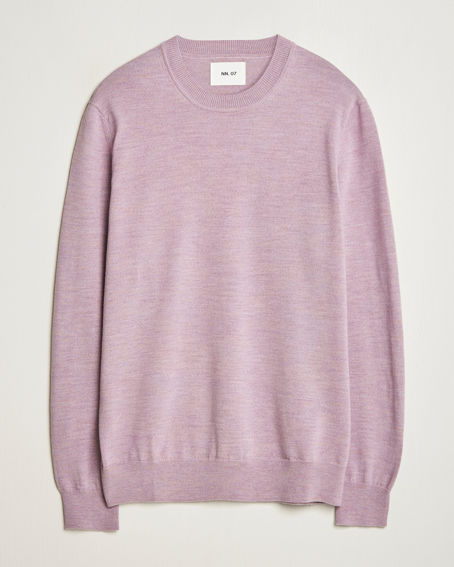 Herren | Pullover | NN07 | Ted Merino Crew Neck Pullover Grape Shake