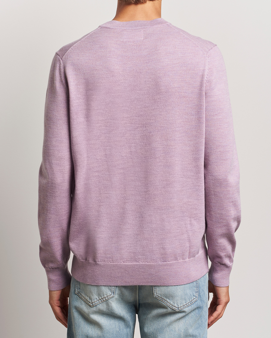 Herren | Pullover | NN07 | Ted Merino Crew Neck Pullover Grape Shake