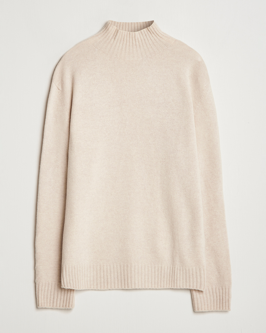 Herren | Pullover | NN07 | Clark Wool Knitted Polo Ecru