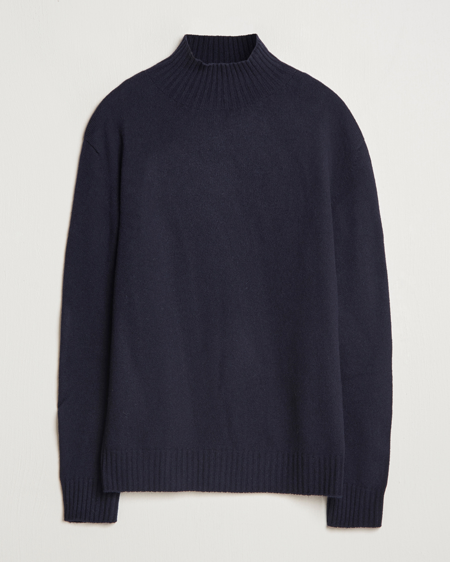 Herren | Pullover | NN07 | Clark Wool Knitted Polo Navy Blue