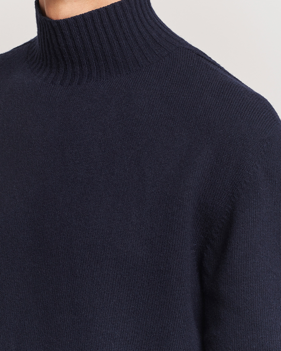 Herren | Pullover | NN07 | Clark Wool Knitted Polo Navy Blue