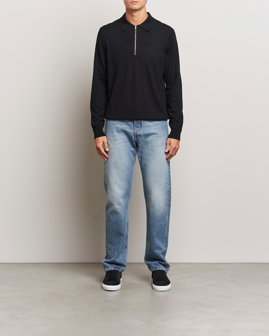 Herren | Pullover | NN07 | Sergio Half Zip Black