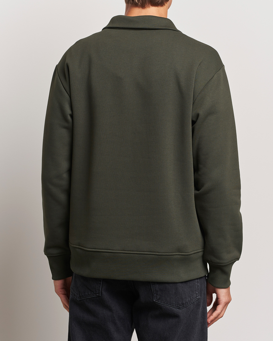 Herren | Pullover | NN07 | Briggs Half Zip Sweatshirt Dark Army