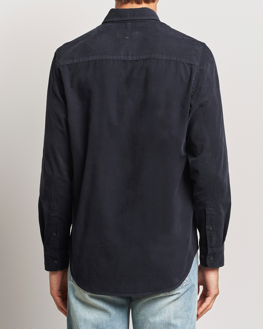 Herren | Hemden | NN07 | Arne Baby Cord Shirt Black