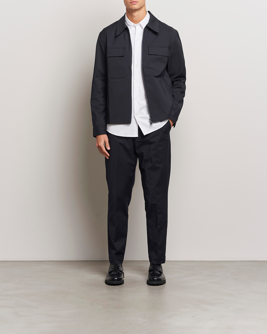 Herren | Hemden | NN07 | Alban Overshirt Navy Blue