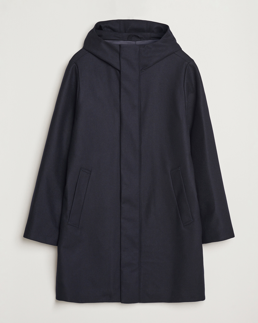 Herren | Jacken | NN07 | Knox Hooded Coat Navy Blue