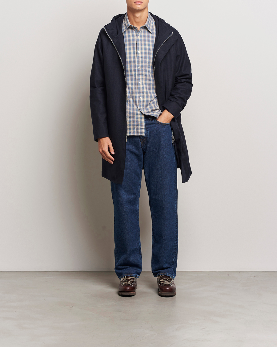 Herren | Jacken | NN07 | Knox Hooded Coat Navy Blue