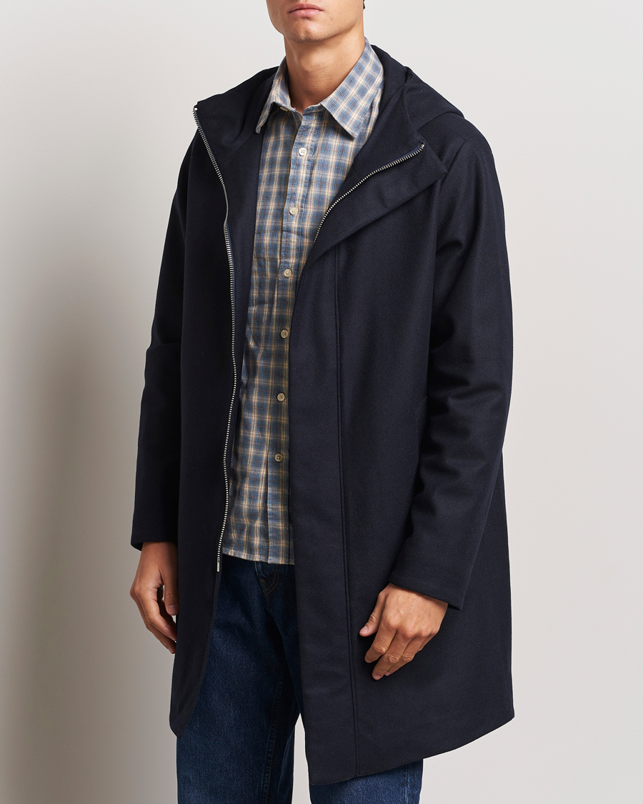 Herren | Jacken | NN07 | Knox Hooded Coat Navy Blue