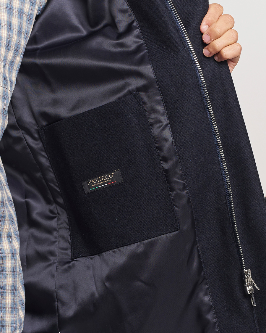 Herren | Jacken | NN07 | Knox Hooded Coat Navy Blue