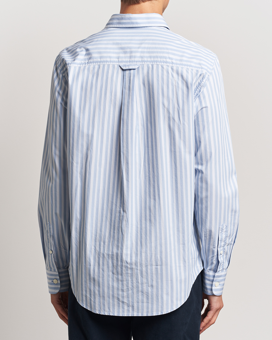 Herren | Hemden | NN07 | Colby Poplin Striped Shirt Blue/White