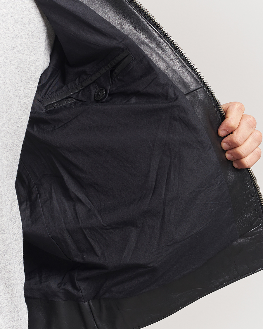 Herren | Jacken | Nudie Jeans | Eddy Rider Leather Jacket Black