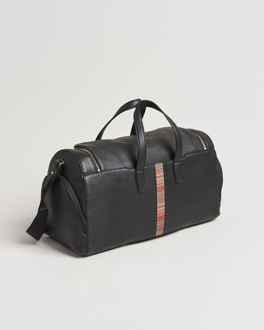 Herren | Paul Smith Leather Stripe Holdall Black | Paul Smith | Leather Stripe Holdall Black
