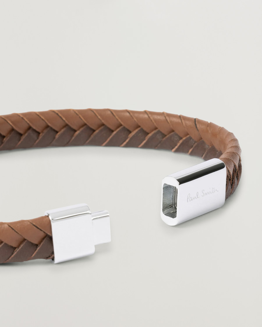 Herren | Paul Smith Two Tone Leather Bracelet Brown | Paul Smith | Two Tone Leather Bracelet Brown