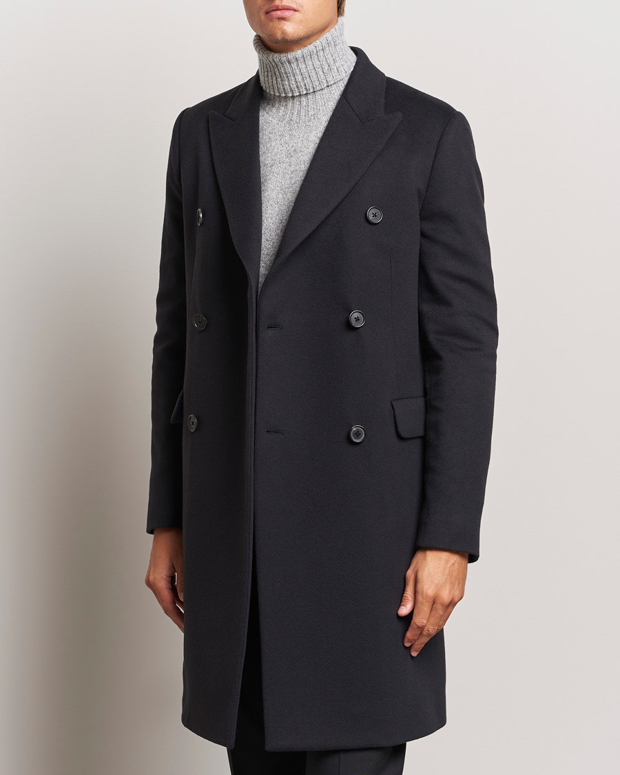 Herren | Jacken | Paul Smith | Wool/Cashmere Double Breasted Coat Black
