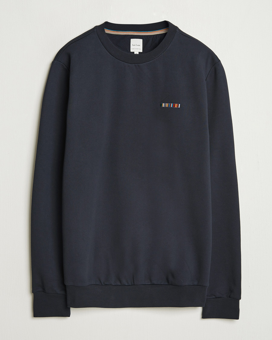 Herren | Pullover | Paul Smith | Embroidery Crew Neck Sweatshirt Navy