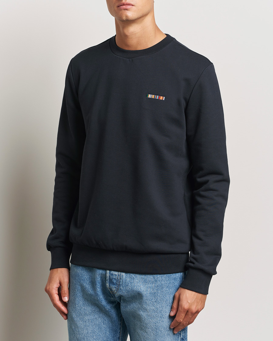 Herren | Pullover | Paul Smith | Embroidery Crew Neck Sweatshirt Navy
