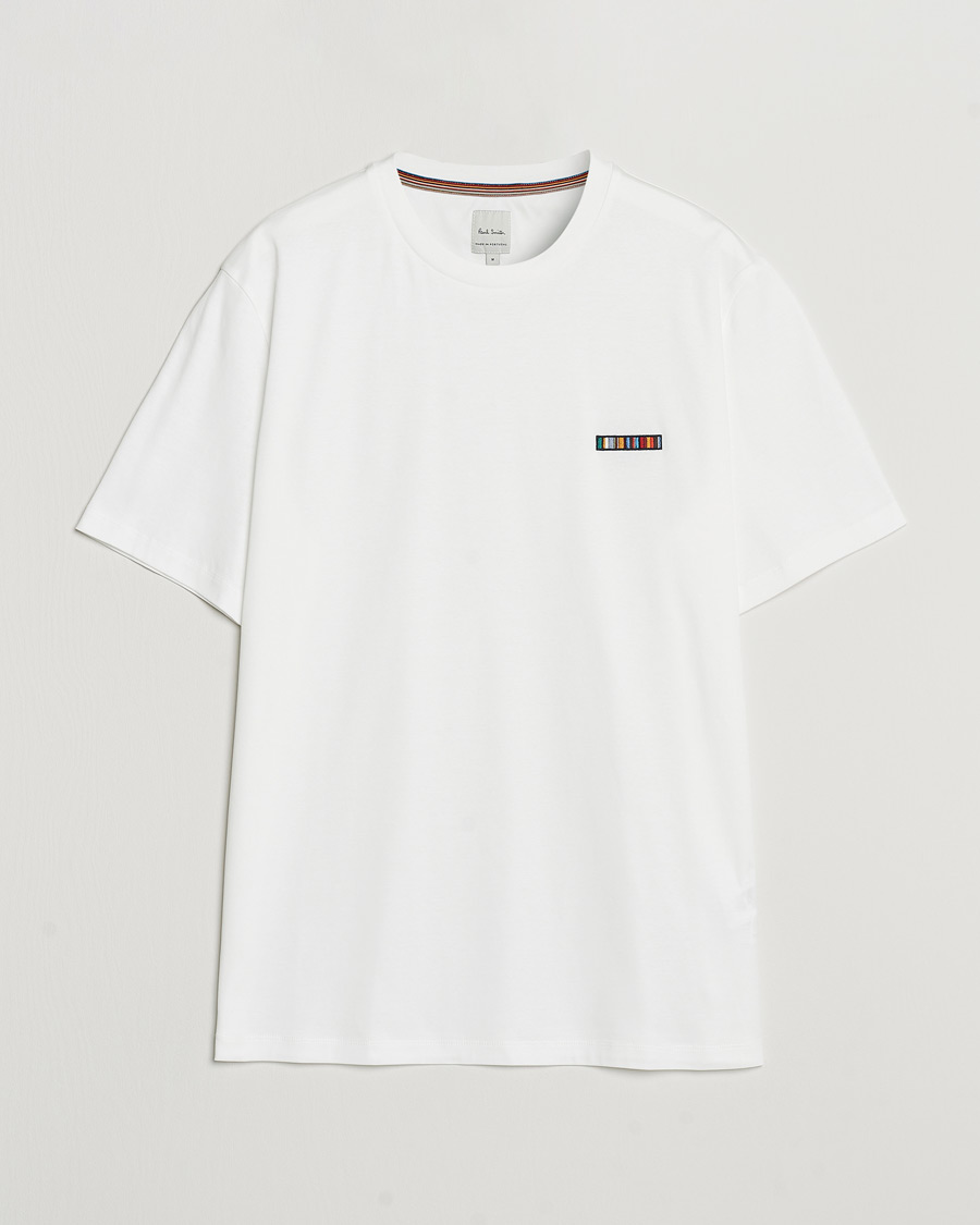 Herren | T-Shirts | Paul Smith | Embroidery Crew Neck T-Shirt White