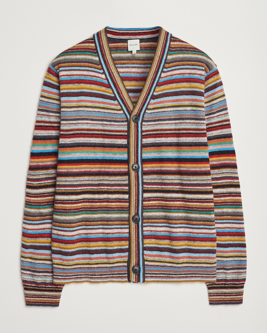 Herren | Pullover | Paul Smith | Striped Wool Cardigan Multi