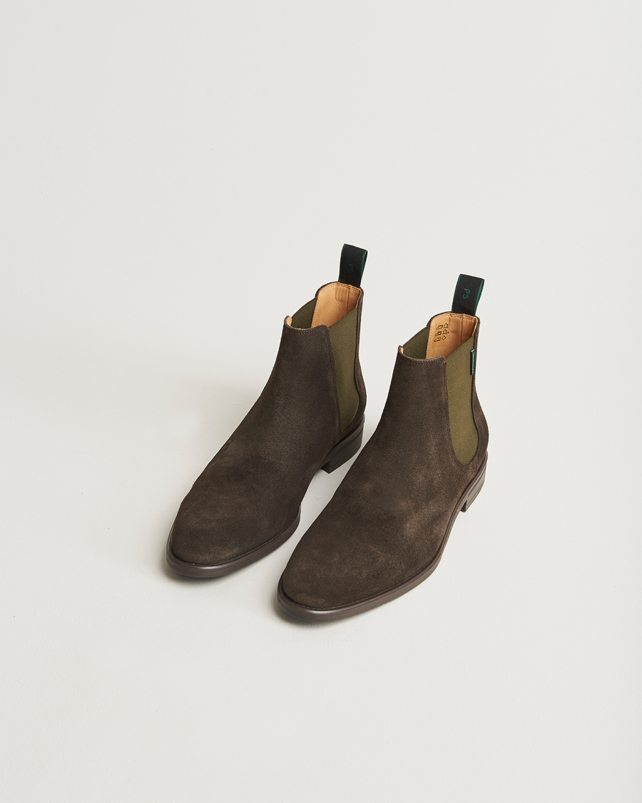 Herren | PS Paul Smith Cedric Suede Chelsea Boot Dark Brown | PS Paul Smith | Cedric Suede Chelsea Boot Dark Brown