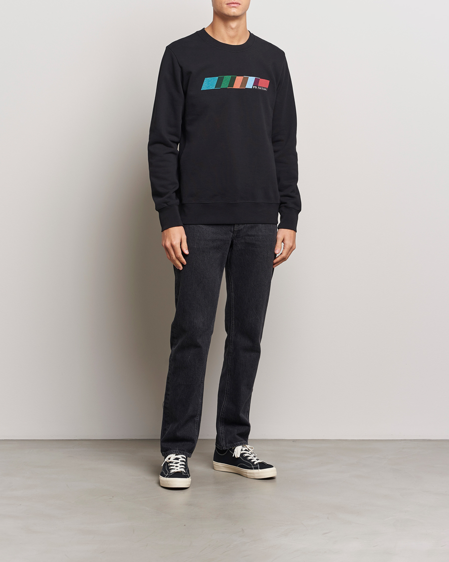 Herren | Pullover | PS Paul Smith | Parallelogram Crew Neck Sweatshirt Black