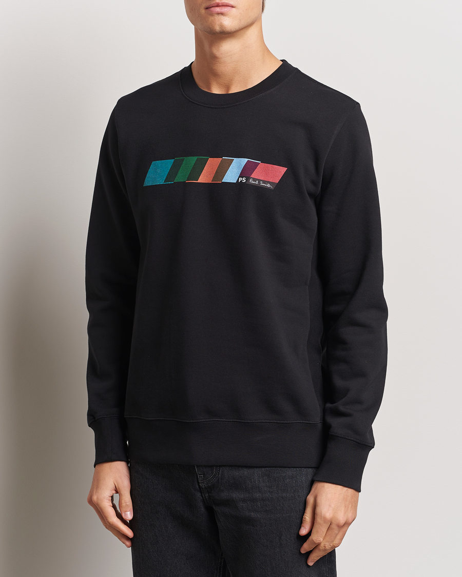 Herren | Pullover | PS Paul Smith | Parallelogram Crew Neck Sweatshirt Black
