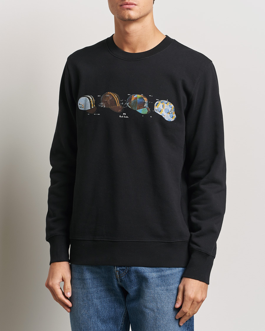 Herren | Pullover | PS Paul Smith | Cycling Caps Crew Neck Sweatshirt Black