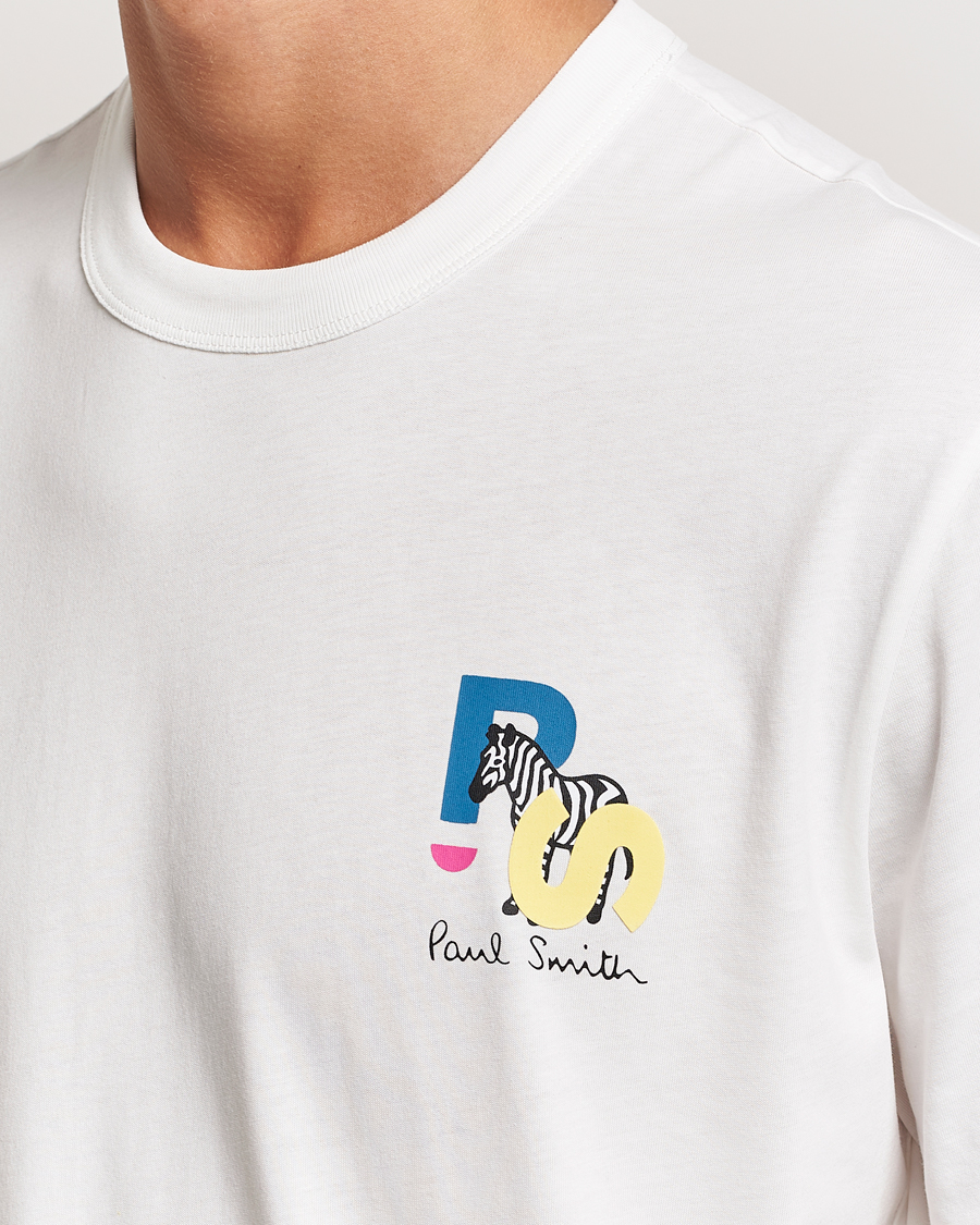 Herren | T-Shirts | PS Paul Smith | PS Zebra Crew Neck T-Shirt White
