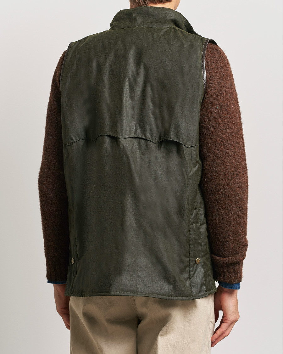 Herren | Jacken | Baracuta | x Barbour Wax Gilet Olive