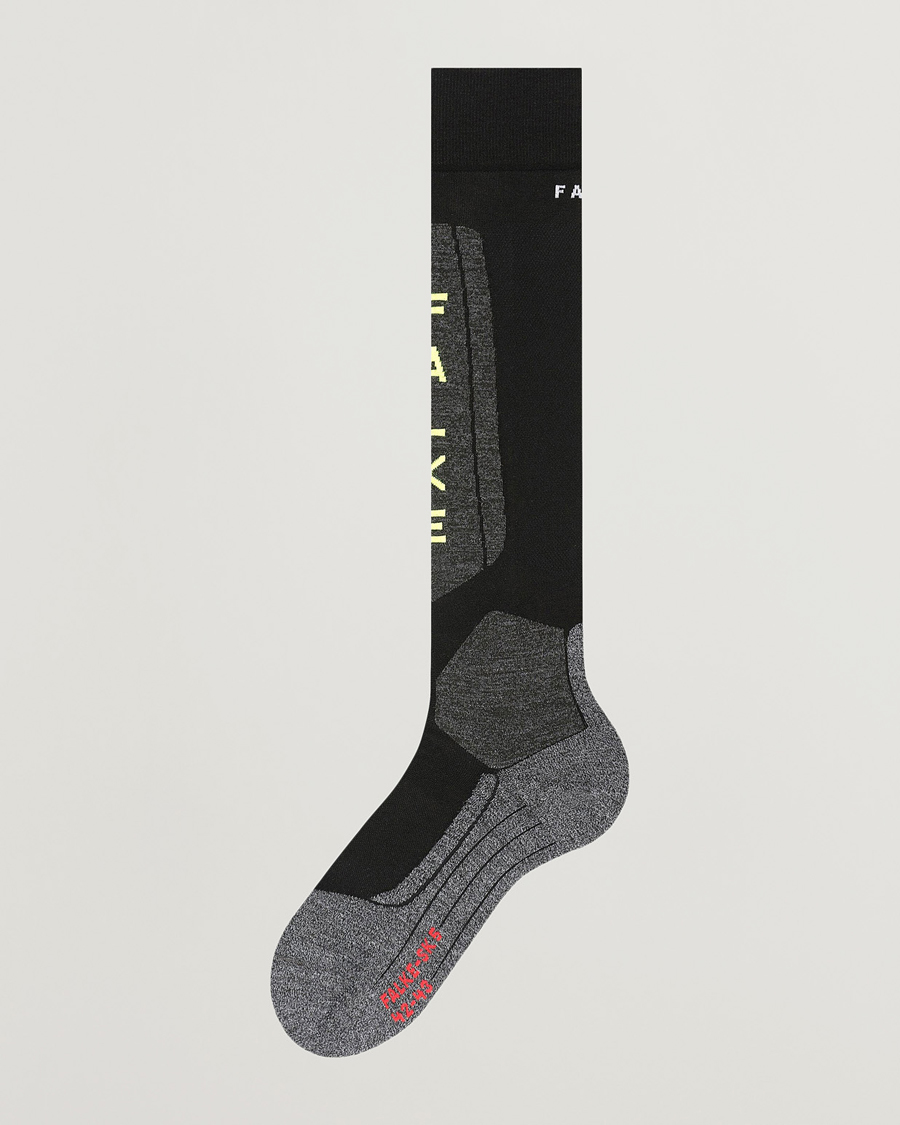Herren | Unterwäsche | Falke Sport | SK5 Expert Skiing Knee High Socks Black