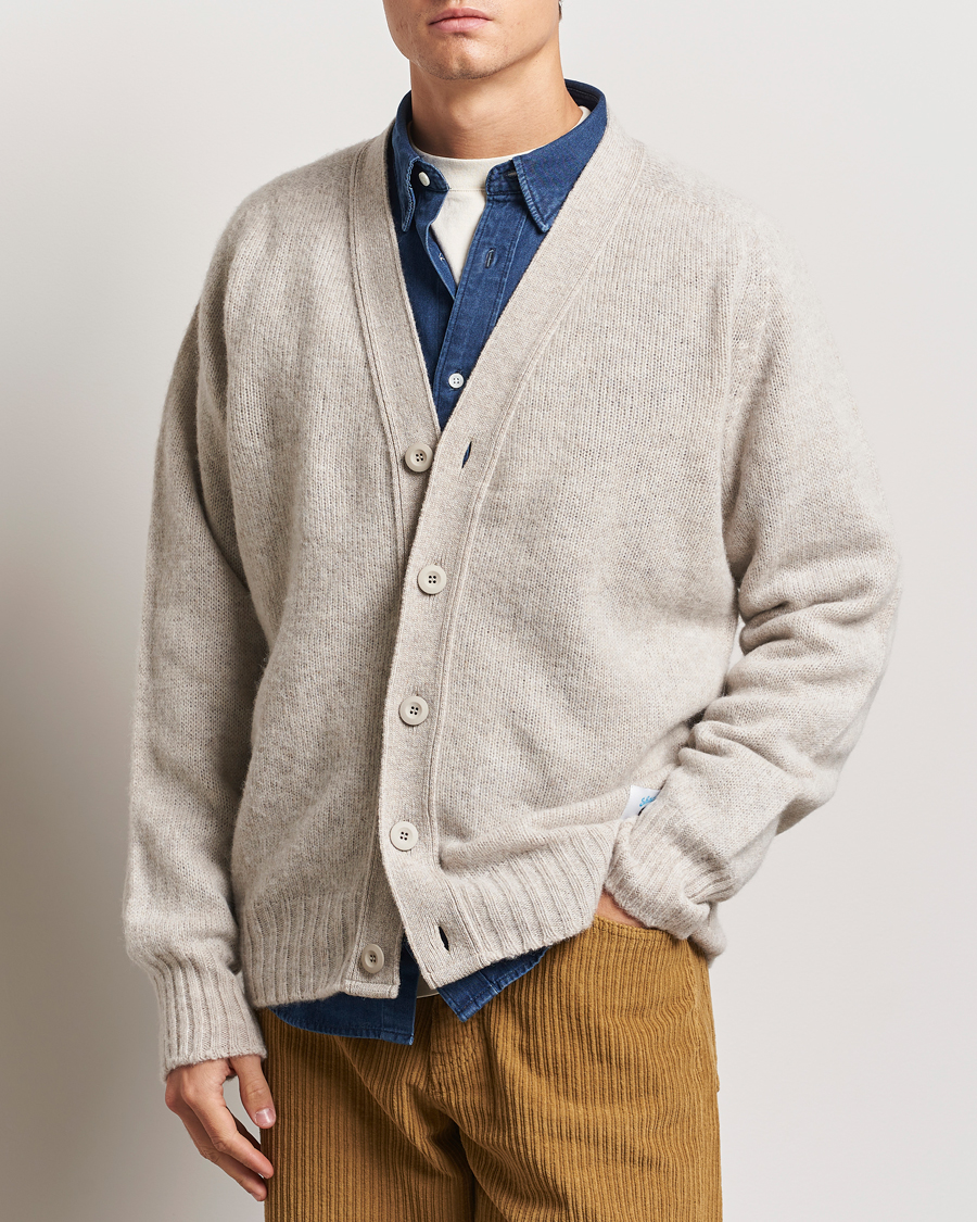 Herren | Pullover | Howlin' | Shaggy Bear Cardigan Cosmic Latte