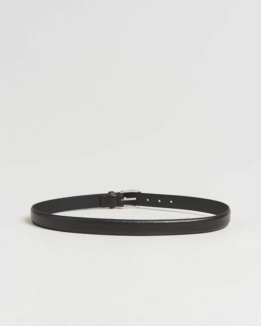 Herren | Gürtel | Loake Shoemakers | Harry Grained Leather Belt Black