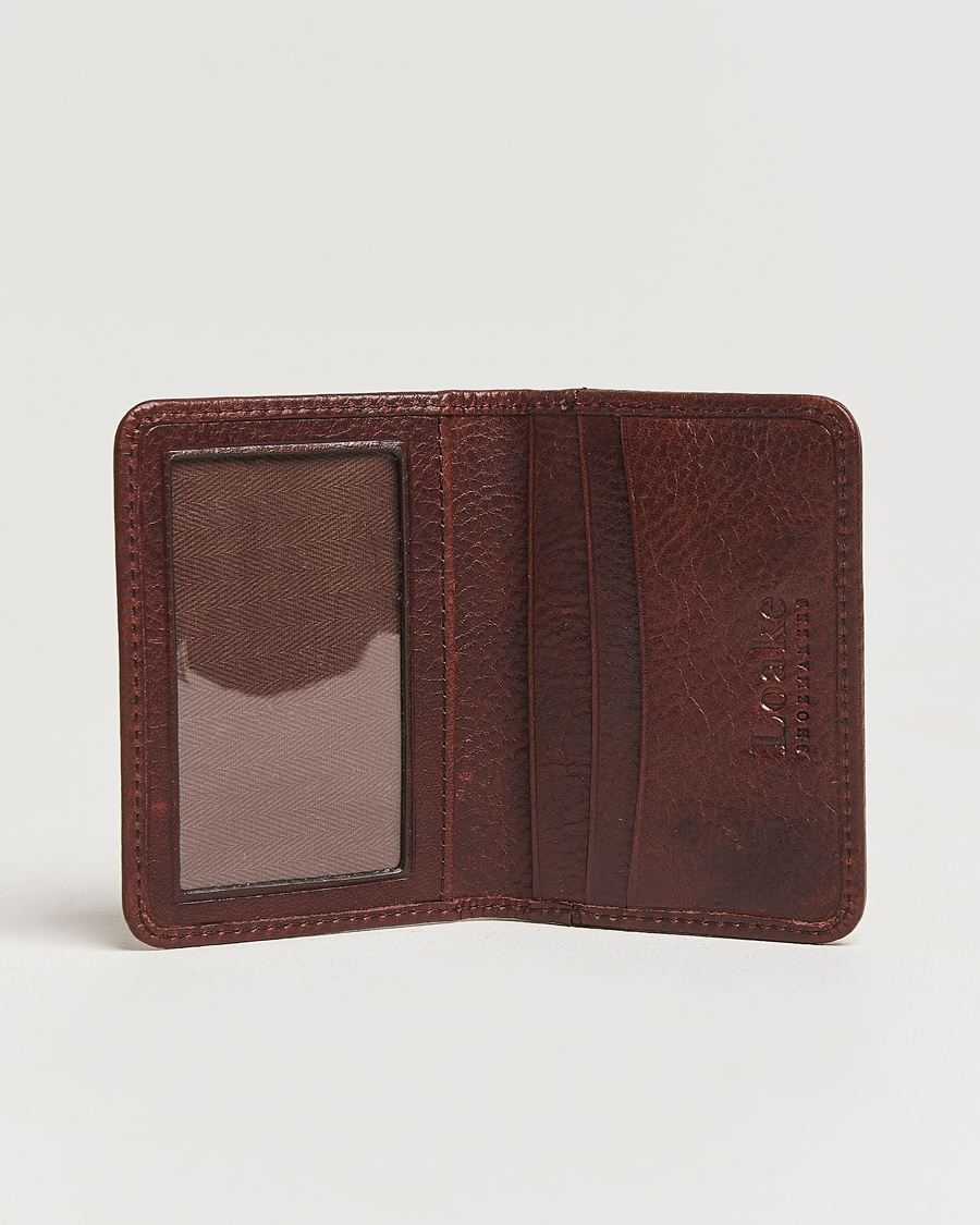 Herren | Geldbörsen | Loake Shoemakers | Fenchurch Grained Leather Card Holder Dark Brown