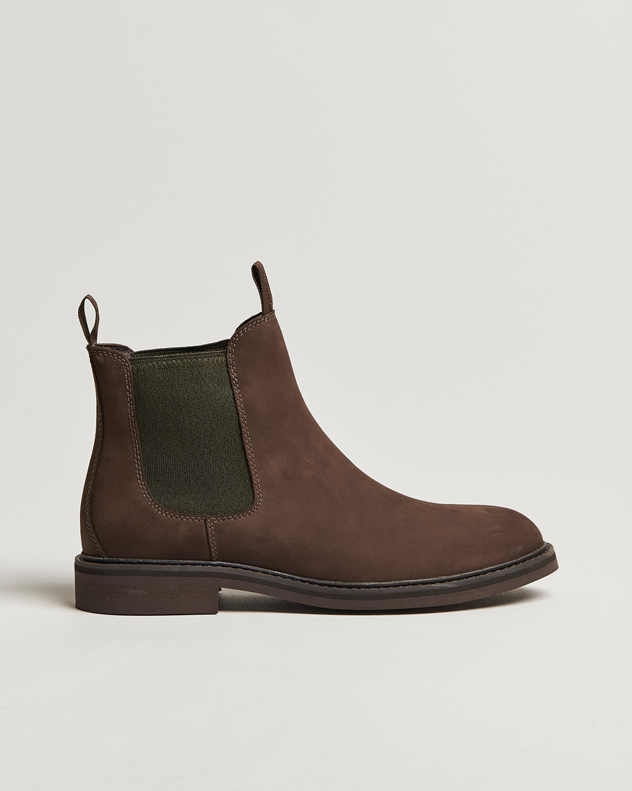 Herren | Boots | Loake 1880 | Ducksworth Waterproof Chelsea Boot Brown Nubuck