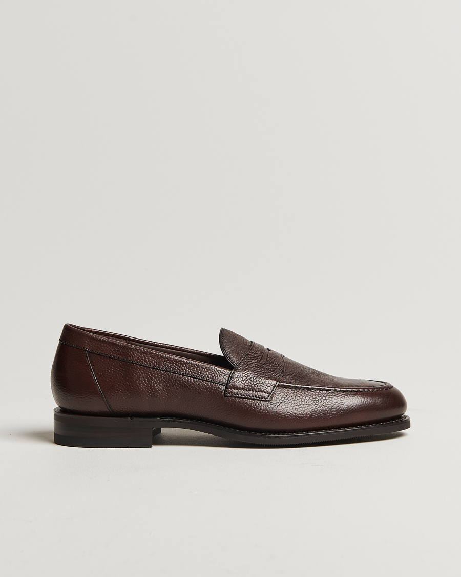 Herren | Loafer | Loake 1880 | Imperial Grained Penny Loafer Dark Brown