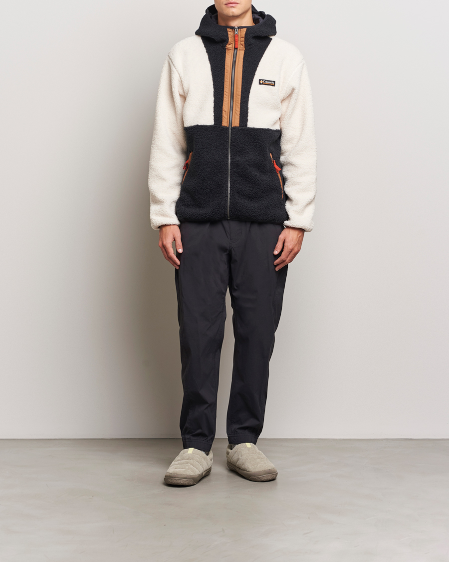 Herren | Pullover | Columbia | Backbowl Full Zip Fleece Hoodie Chalk/Black