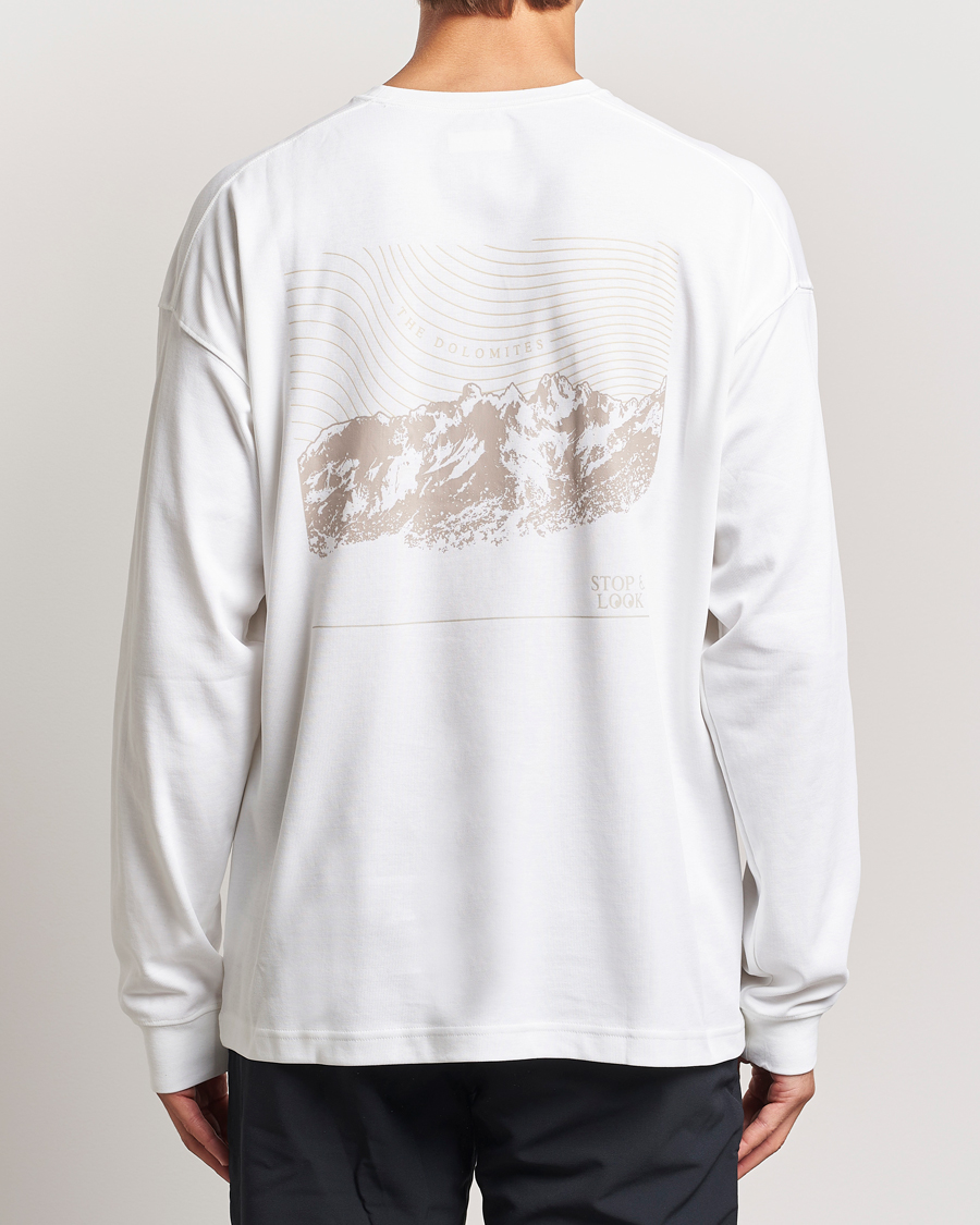Herren | T-Shirts | Columbia | Duxbery Relaxed Long Sleeve T-Shirt White