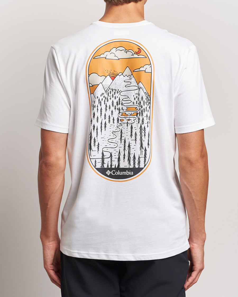 Herren | T-Shirts | Columbia | Rockaway River Back T-Shirt White
