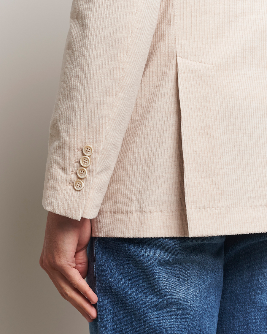 Herren | Sakkos | Brunello Cucinelli | Double Breasted Cashmere Corduroy Blazer Sand