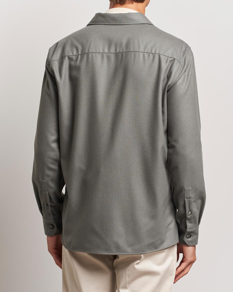 Herren | Hemden | Brunello Cucinelli | Double Pocket Overshirt Olive