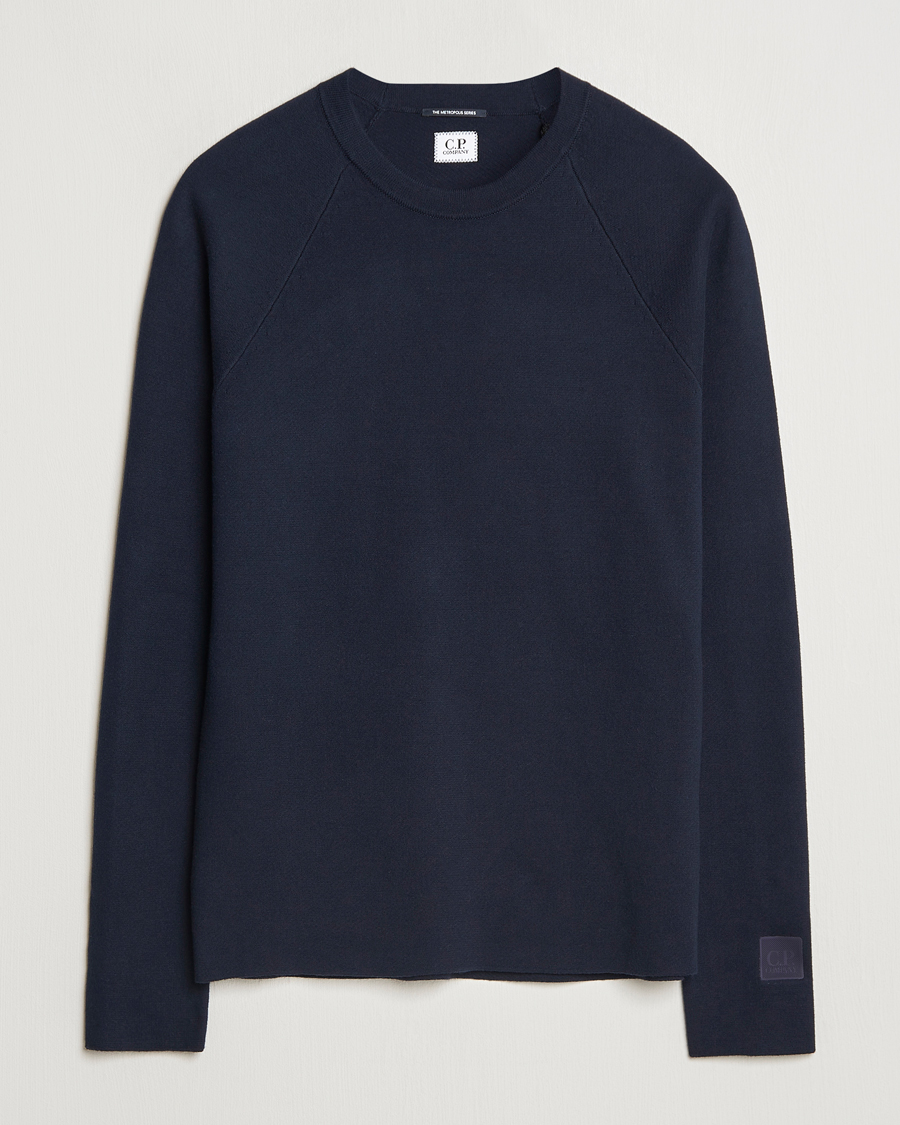 Herren | Pullover | C.P. Company | Metropolis Cotton Crew Neck Navy