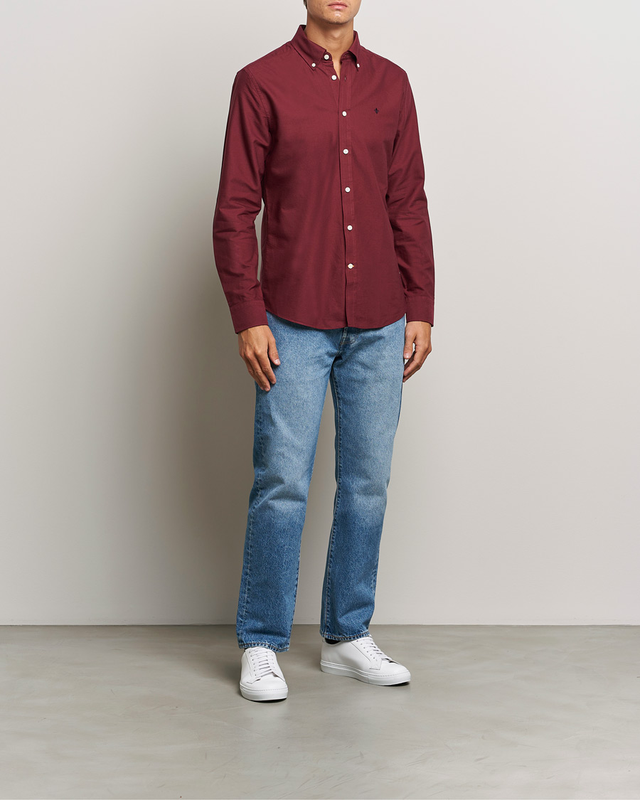 Herren | Hemden | Morris | Douglas Oxford Shirt Wine Red