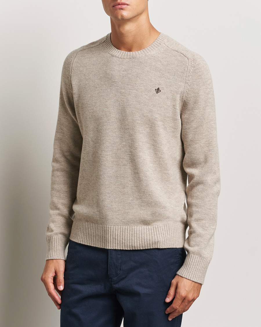 Herren | Pullover | Morris | Hertford Merino Crew Neck Khaki