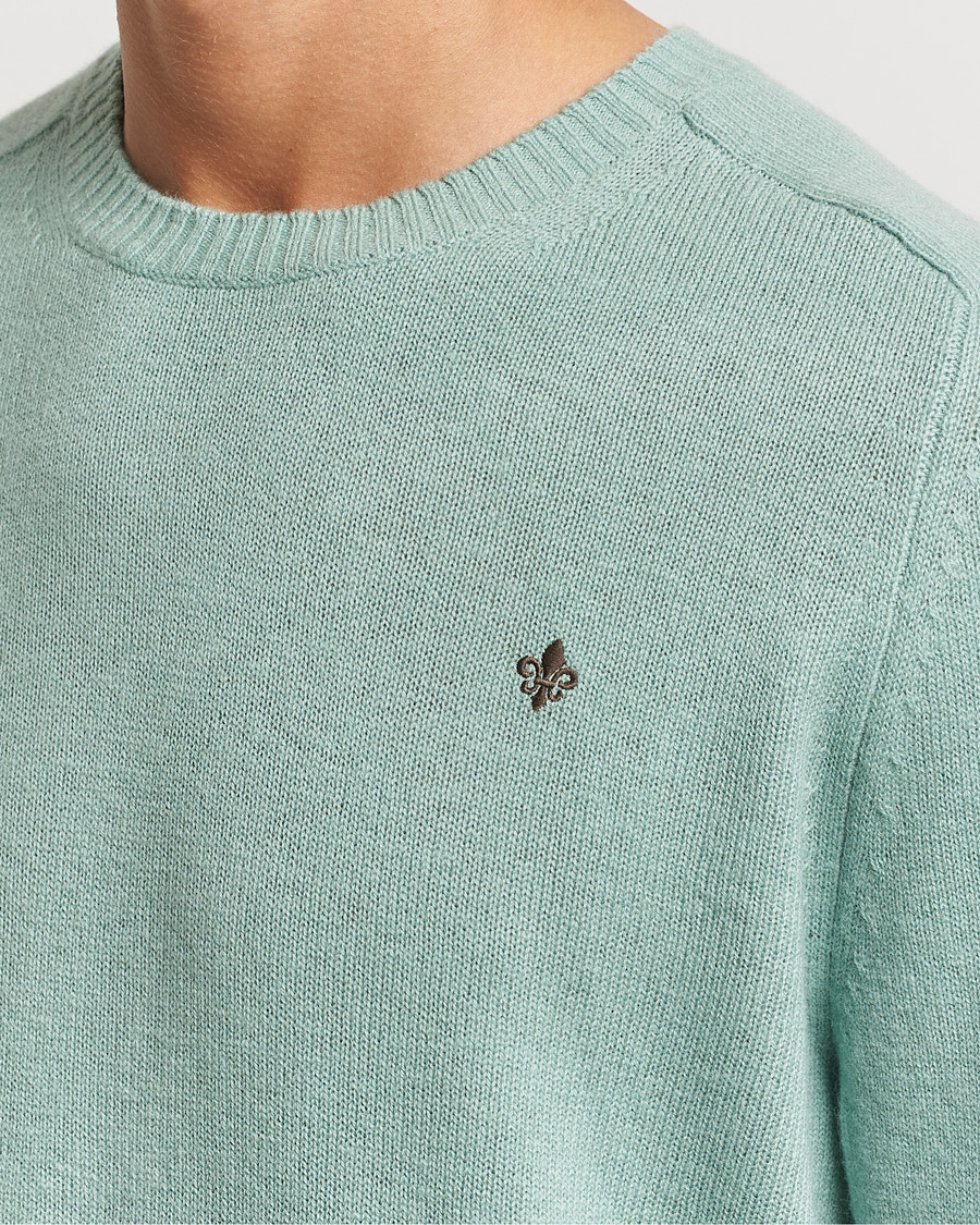 Herren | Pullover | Morris | Hertford Merino Crew Neck Green